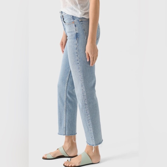 Re/Done high rise stove pipe Jean in color mid 90s size 25 - Picture 3 of 5